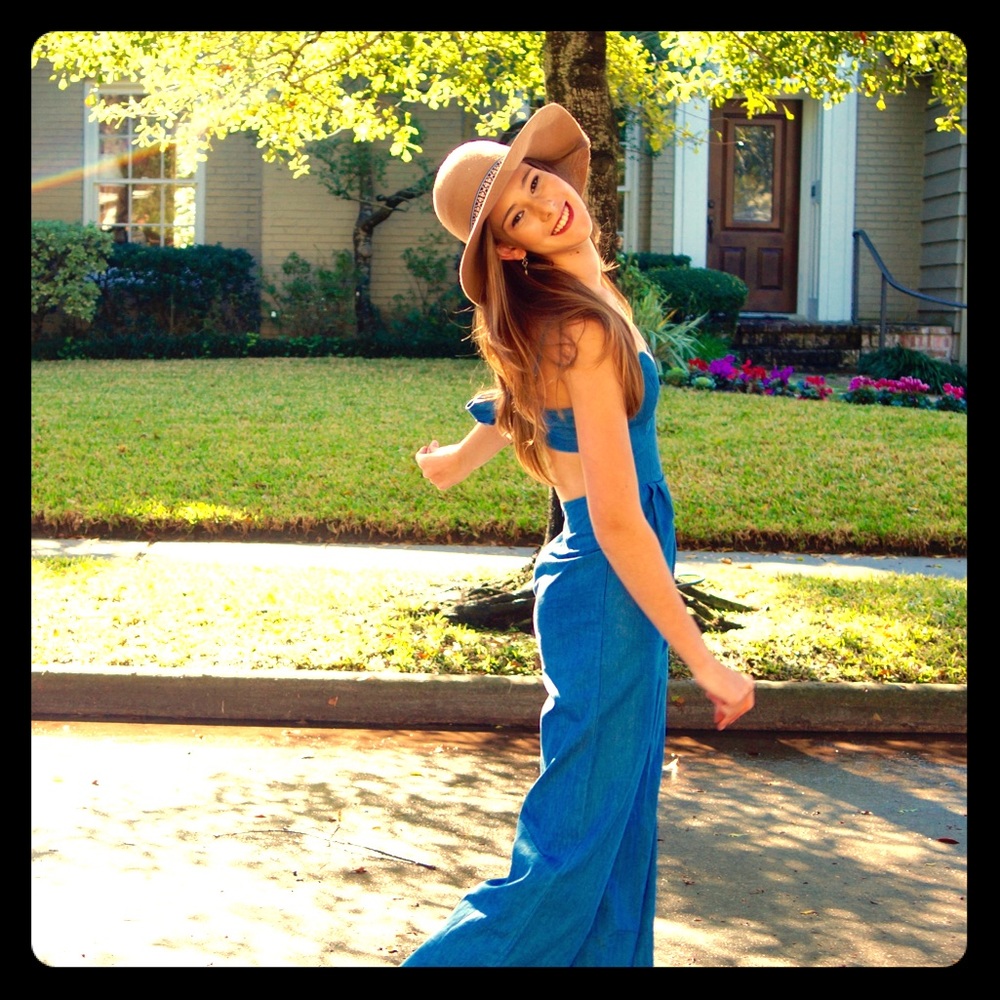 Lovers and Friends Jean, tie-back jumpsuit